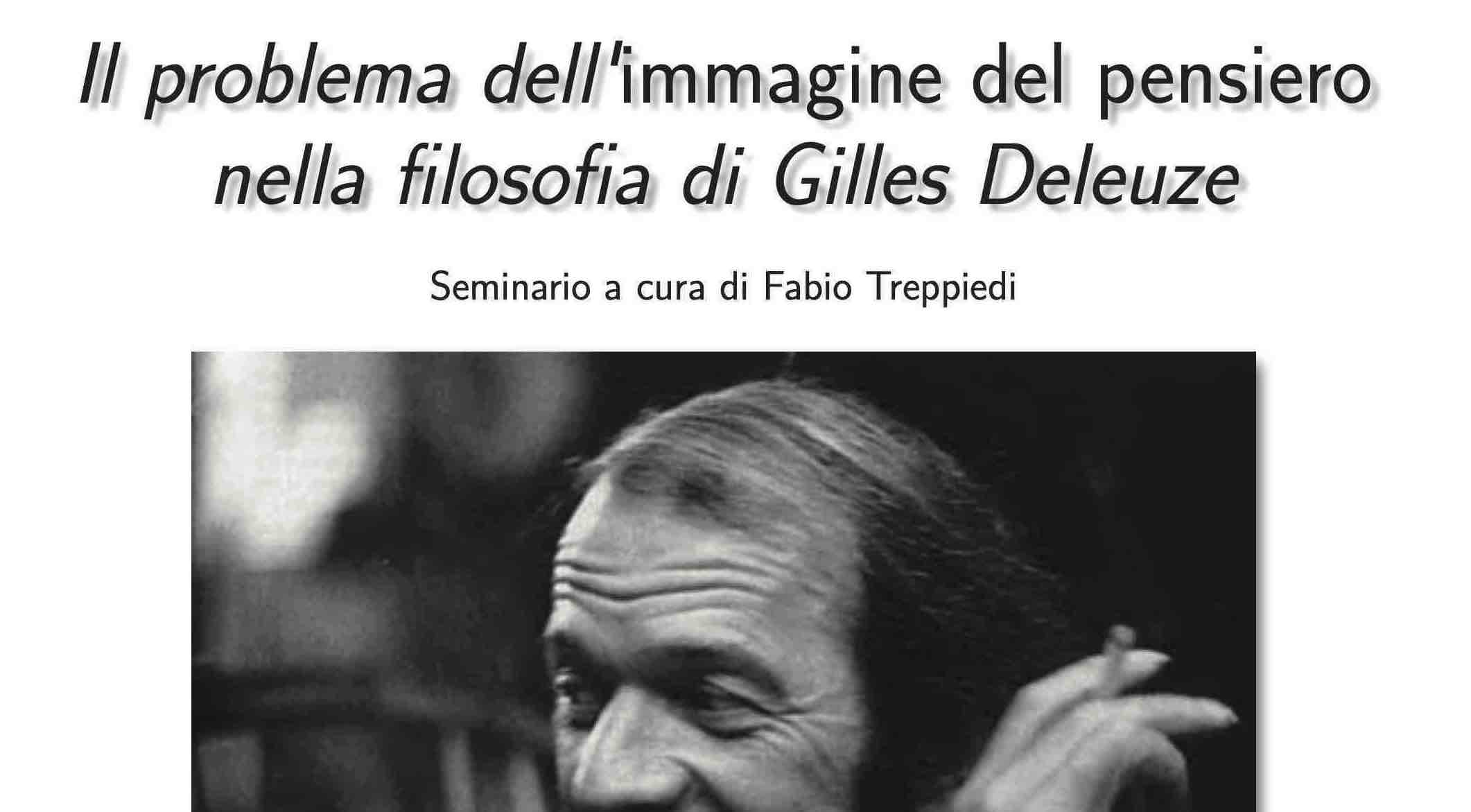 Locandina, dettaglio L’immagine del pensiero in Deleuze